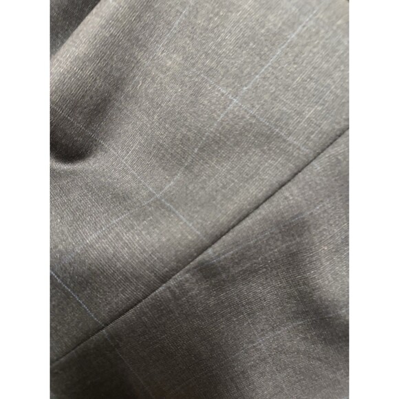 Ralph Lauren Windowpane Suit Blue 46R / 38W x 29L Wool EXCELLENT Condition Navy - Picture 14 of 14